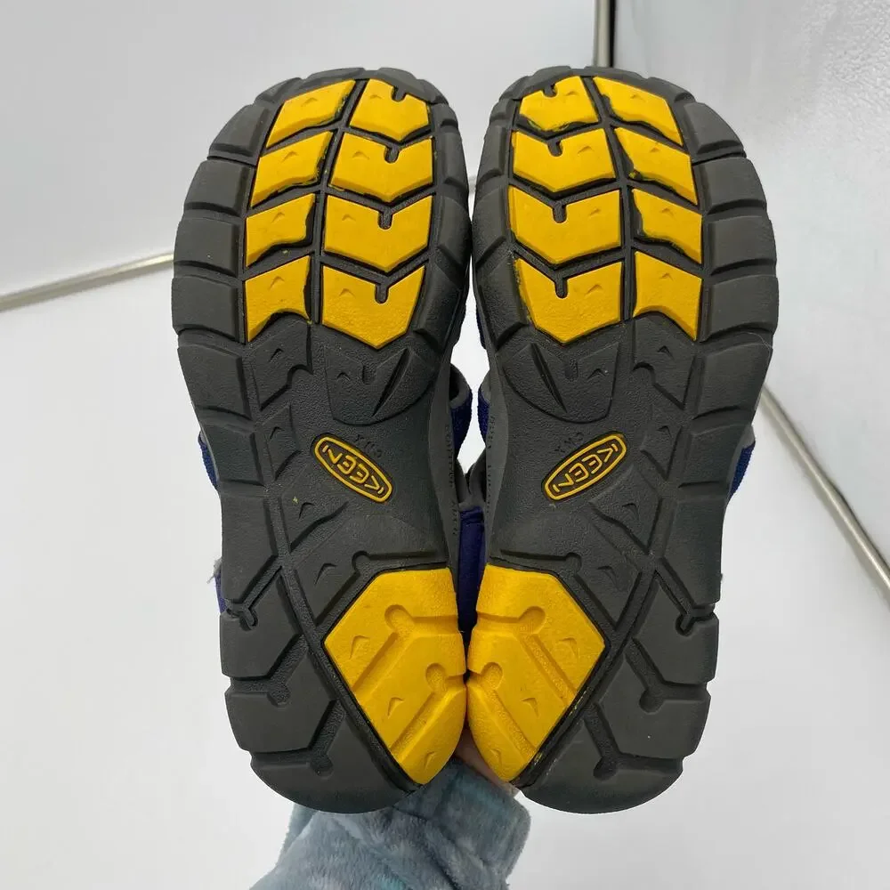 KEEN Unisex Kids Navy Blue Newport H2 Hiking Water Shoe Sandals Size 4